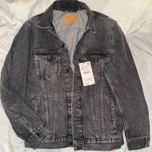 Gray denim jacket - Zara